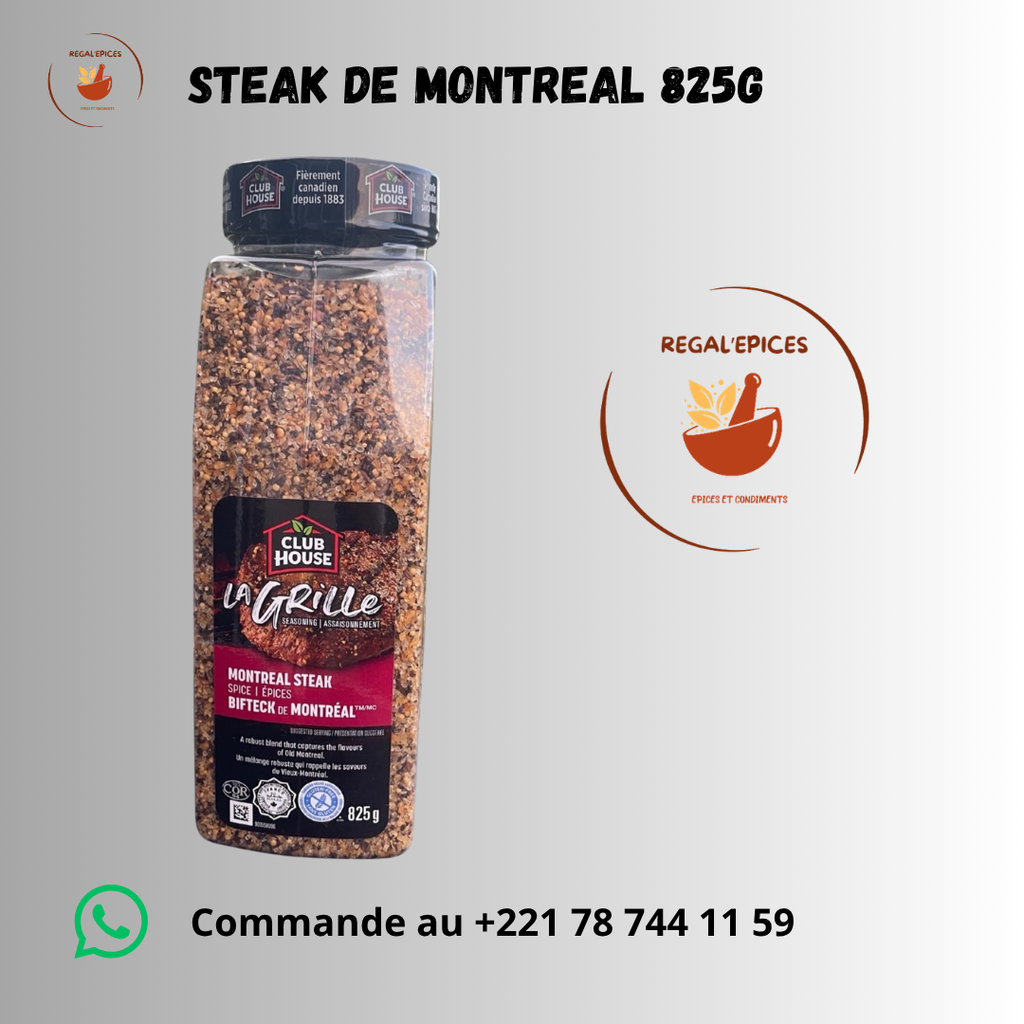 Club House BIFTECK DE MONTREAL 825G