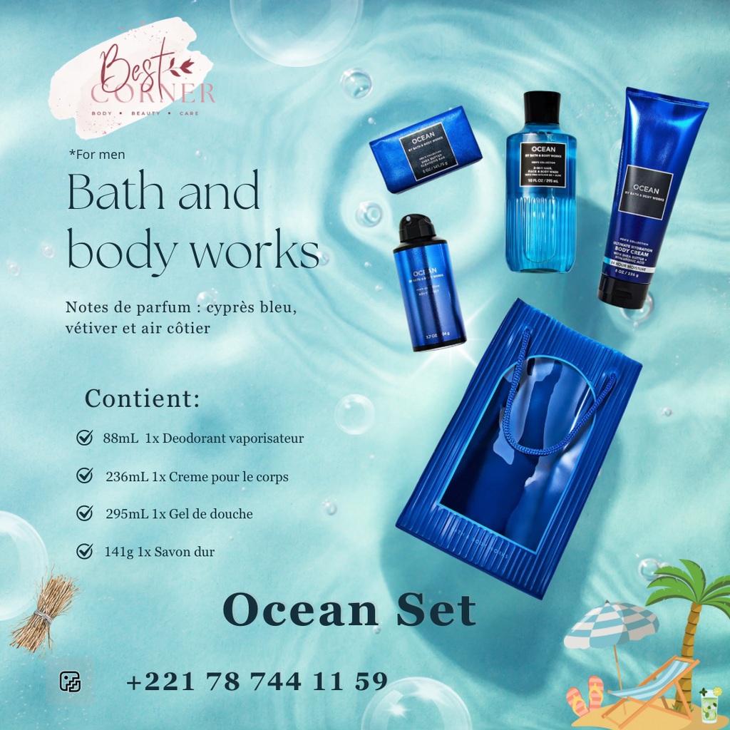 BATH& BW SET DEEP OCEAN MEN