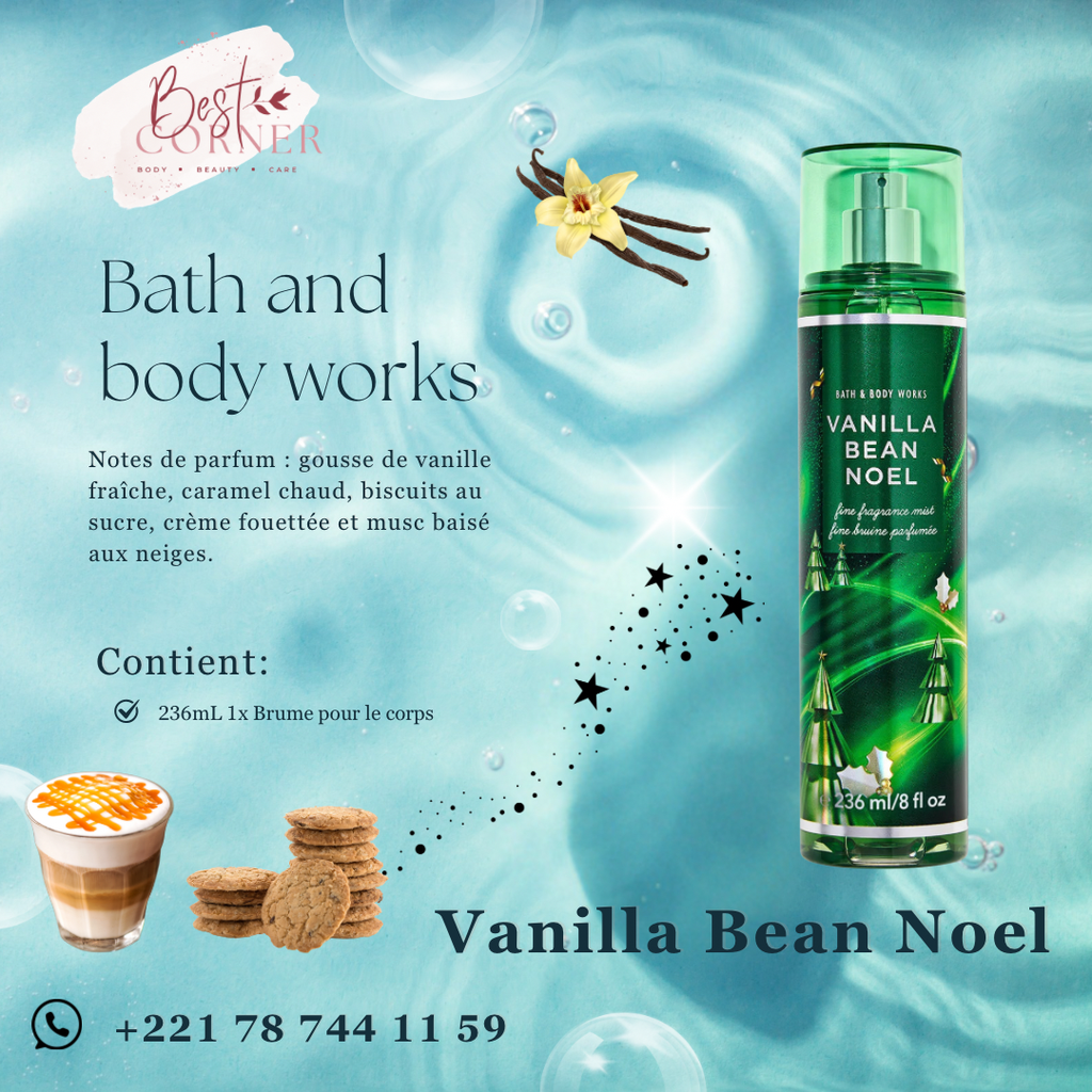 BATH& BW VANILLA BEAN NOEL BRUME 236ML
