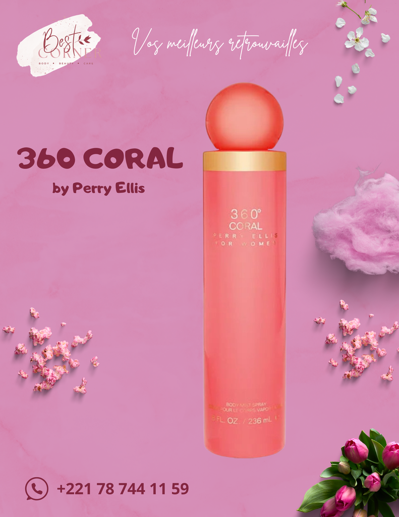 PERRY ELLIS CORAL 360 BRUME 236ML