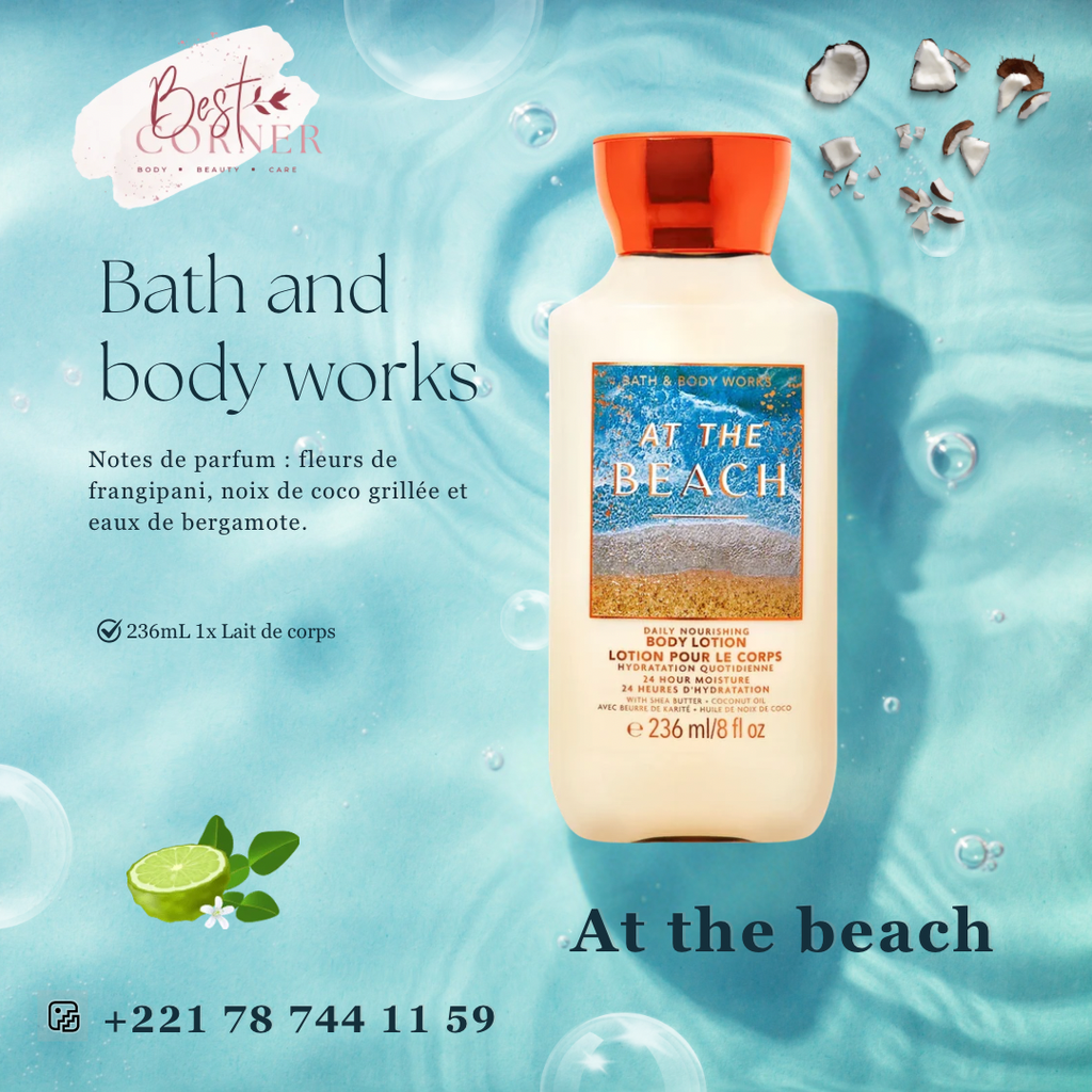 BATH & BW AT THE BEACH CREME 236ML