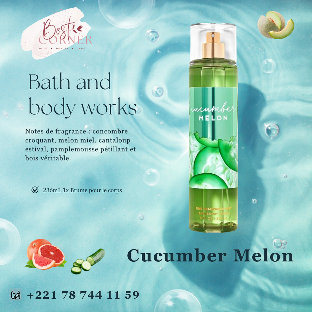 BATH & BW CUCUMBER MELON BRUME 236ML