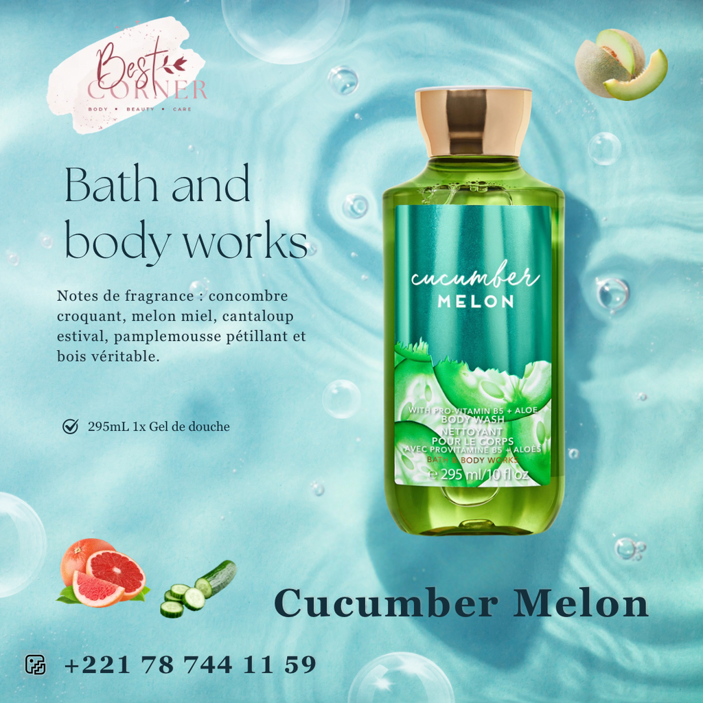 BATH & BW CUCUMBER MELON GEL DE DOUCHE 295ML 
