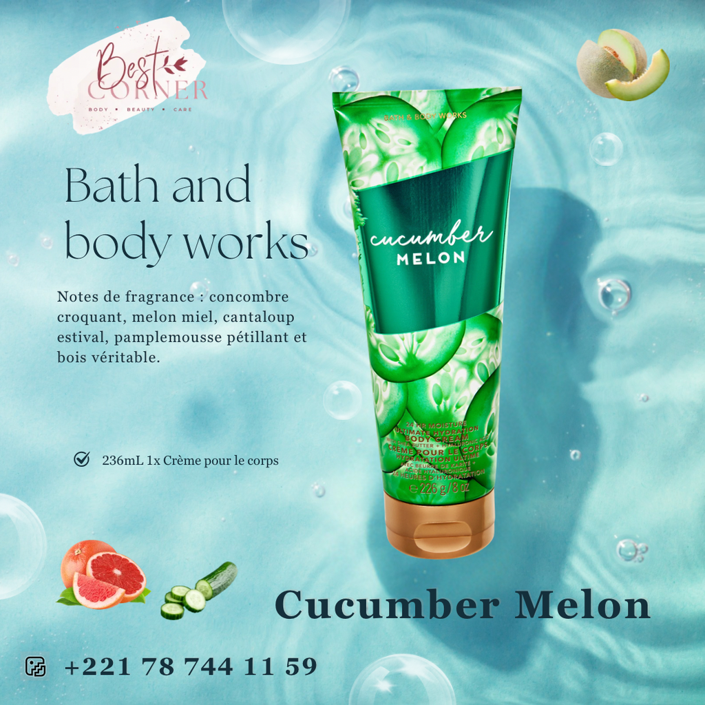 BATH & BW CUCUMBER MELON CREME 226ML 