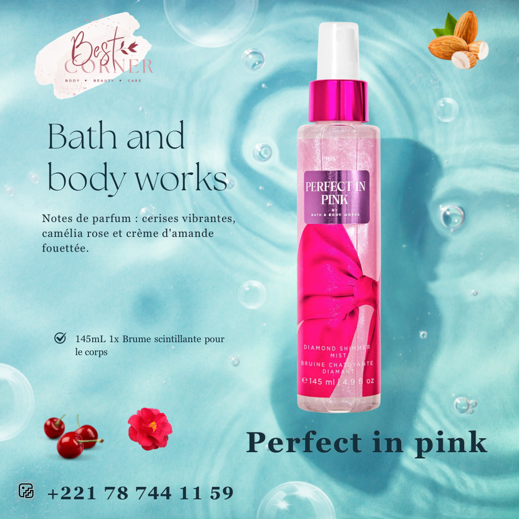 BATH & BW PERTECT IN PINK SHIMMER 145ML 