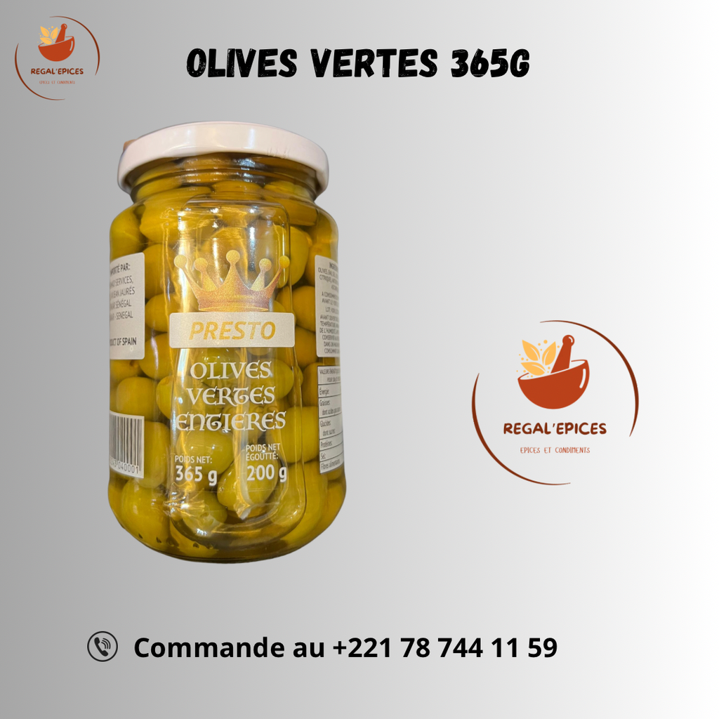 Olive vert Presto 365g