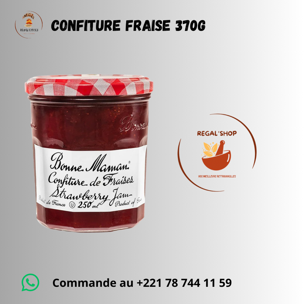 Confiture Bonne maman Fraise 370g