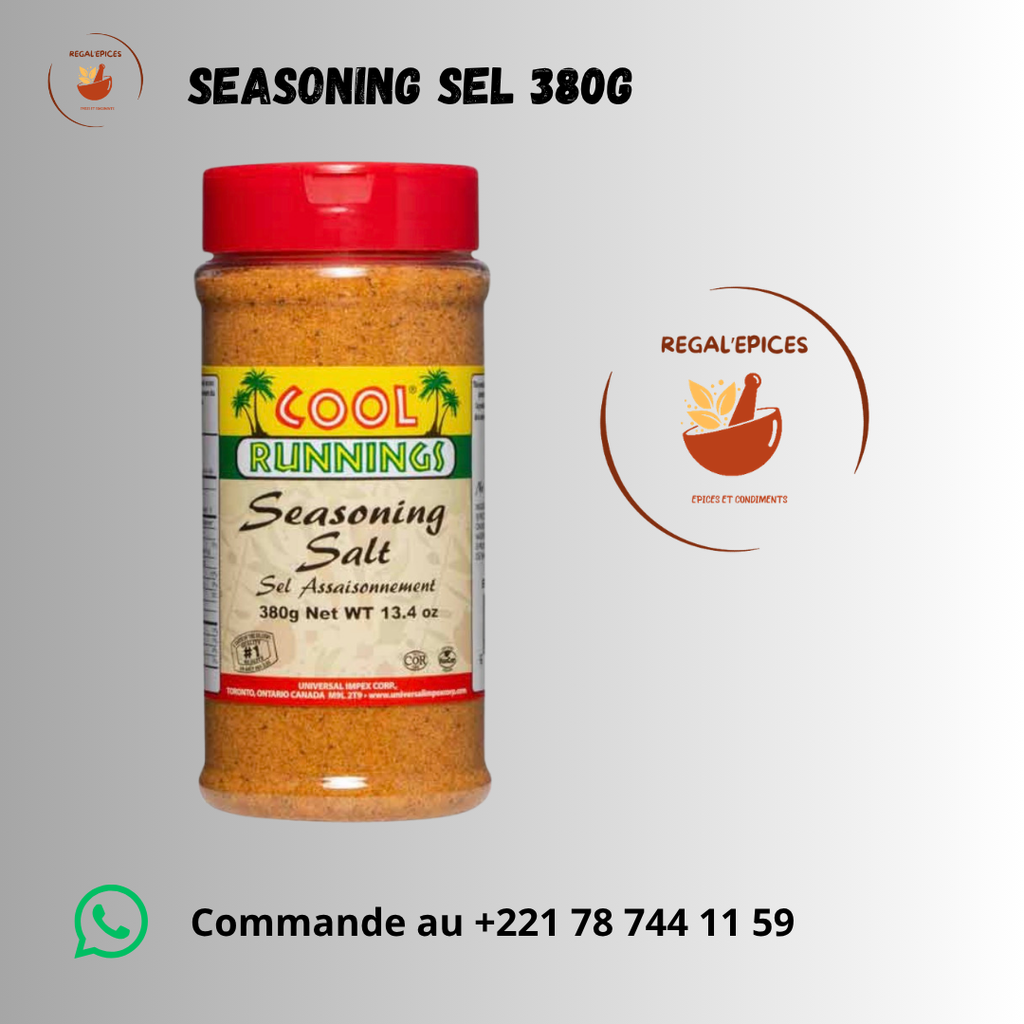 Cool Running Assaisonnement Sel Assaisonné 330g