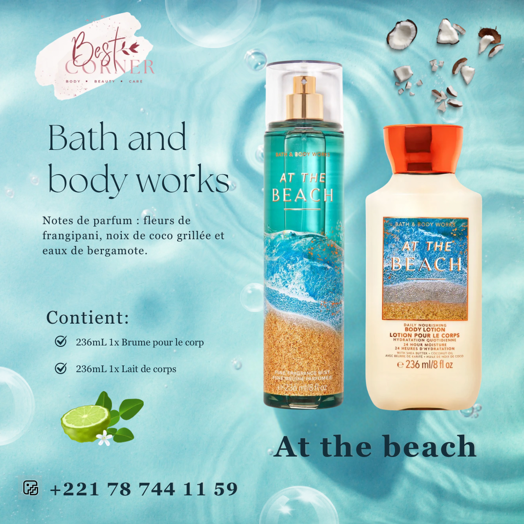 BATH & BW AT THE BEACH DUO BRUME ET CREME