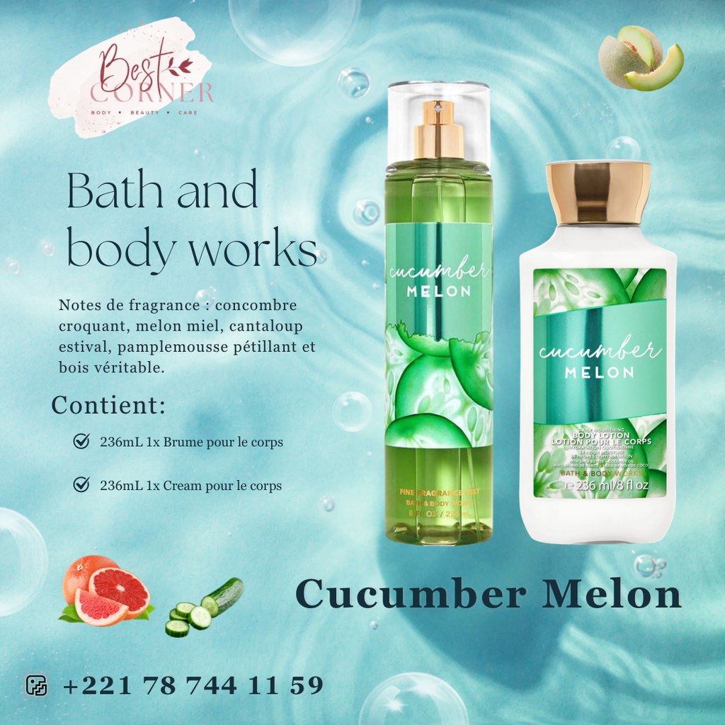 BATH & BW CUCUMBER MELON LOTION & BRUME