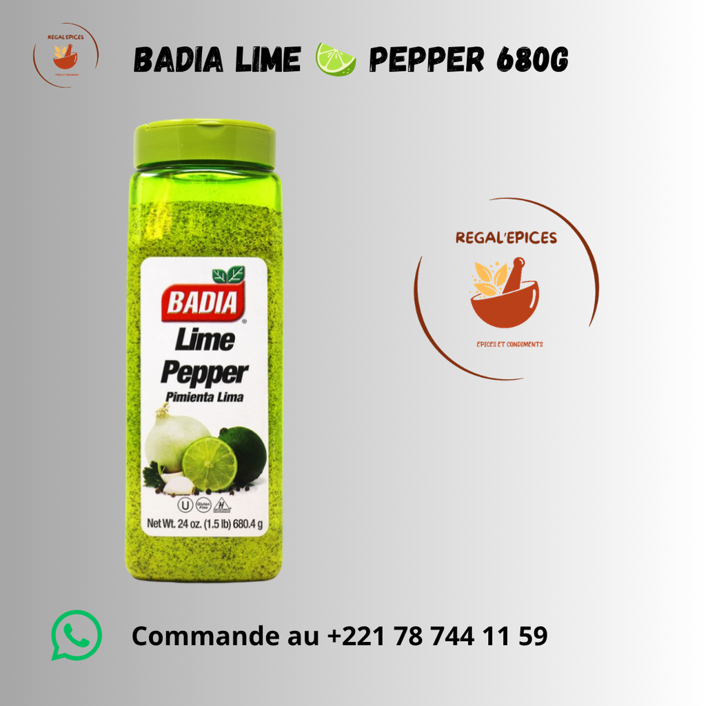 BADIA LIME PEPPER VERT 680,4G