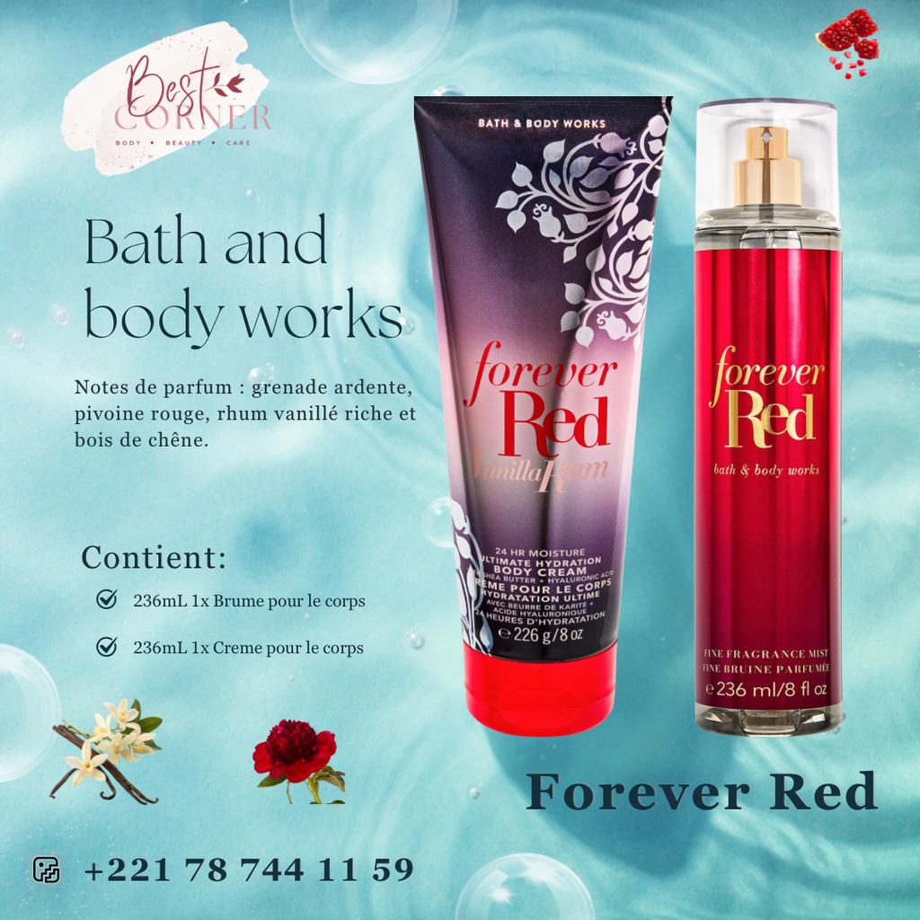 BATH & BW FOREVER RED DUO BRUME & CRÈME