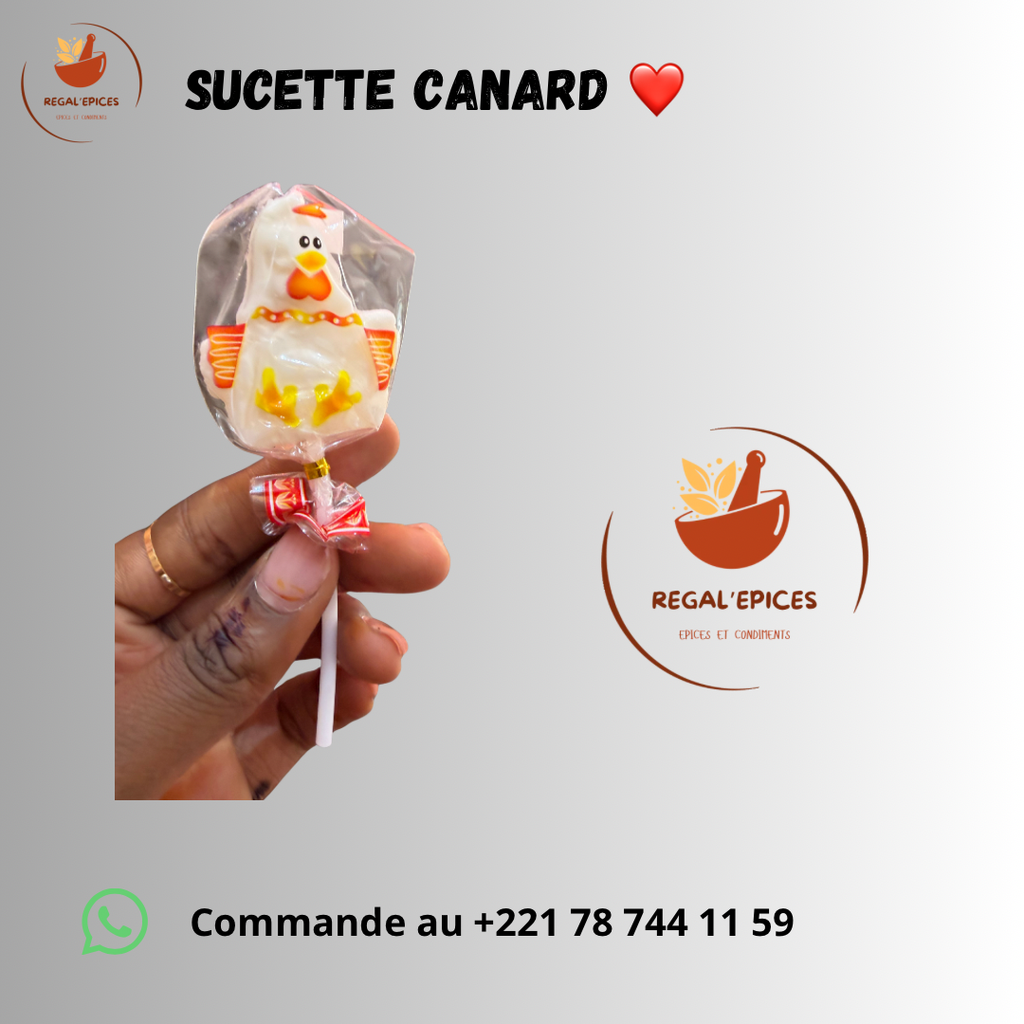 Sucette canard