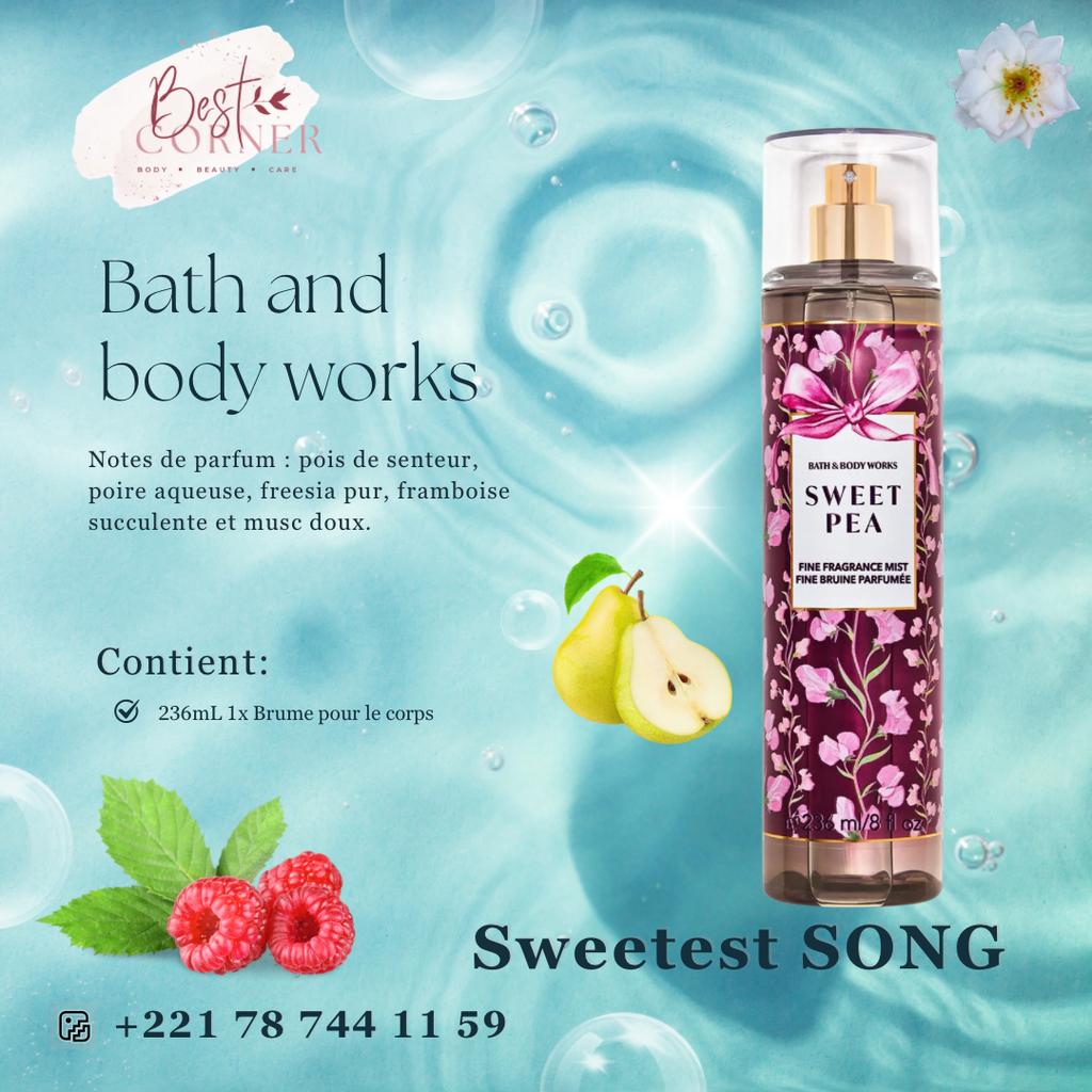 BATH& BW SWEET PEA BRUME  236ml