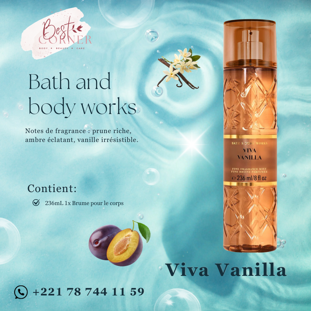 BATH& BW VIVA VANILLA BRUME 236ml